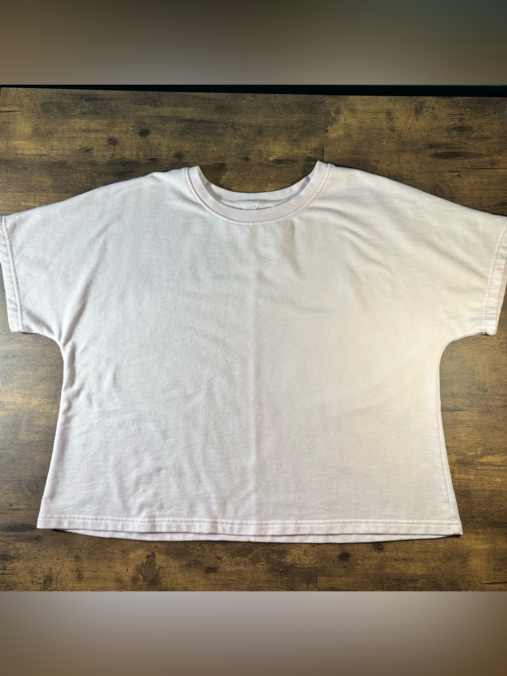Jane & Delancey Oversized Sweatshirt Pale Pink 1X modern casual clean girl